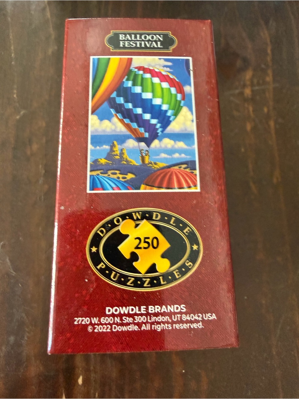 DOWDLE Balloon Festival 250-Piece Mini Wooden Puzzle - Red - Picture 4 of 7